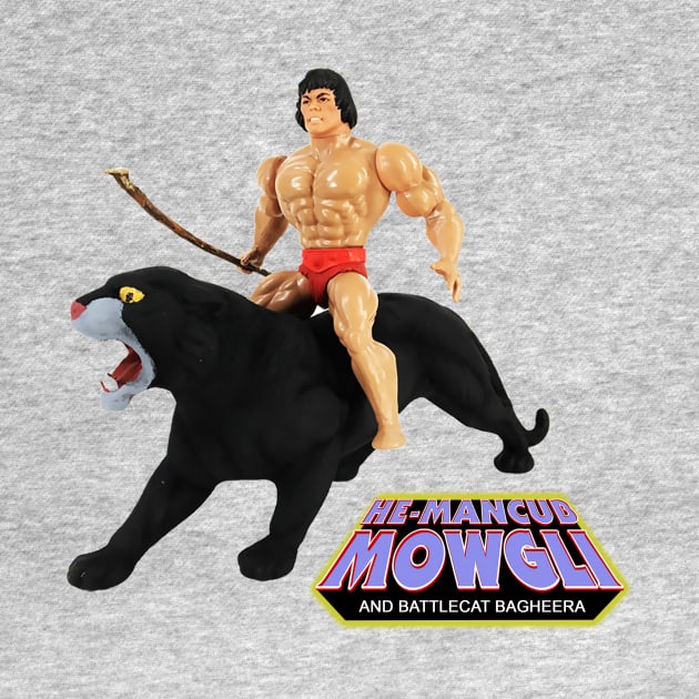 He-Mancub Mowgli and Battlecat Bagheera by Boone